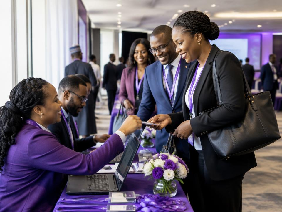 Professional association members completing event verification